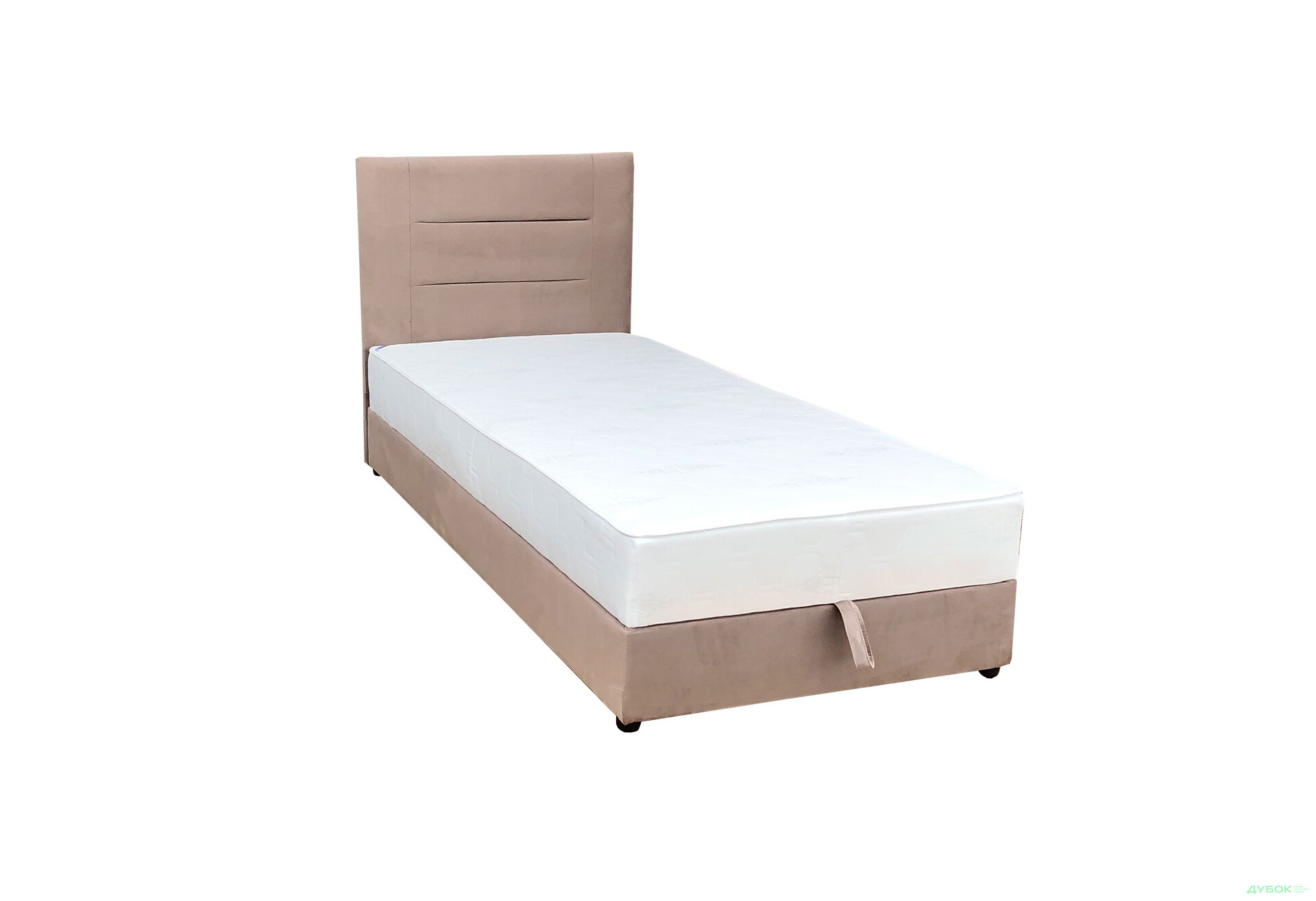 Ліжко Vika Горизонт 90х200 см підйомне, бежеве - Зображення 4 Зображення 4 - Ліжко Vika Горизонт 90х200 см підйомне, бежеве