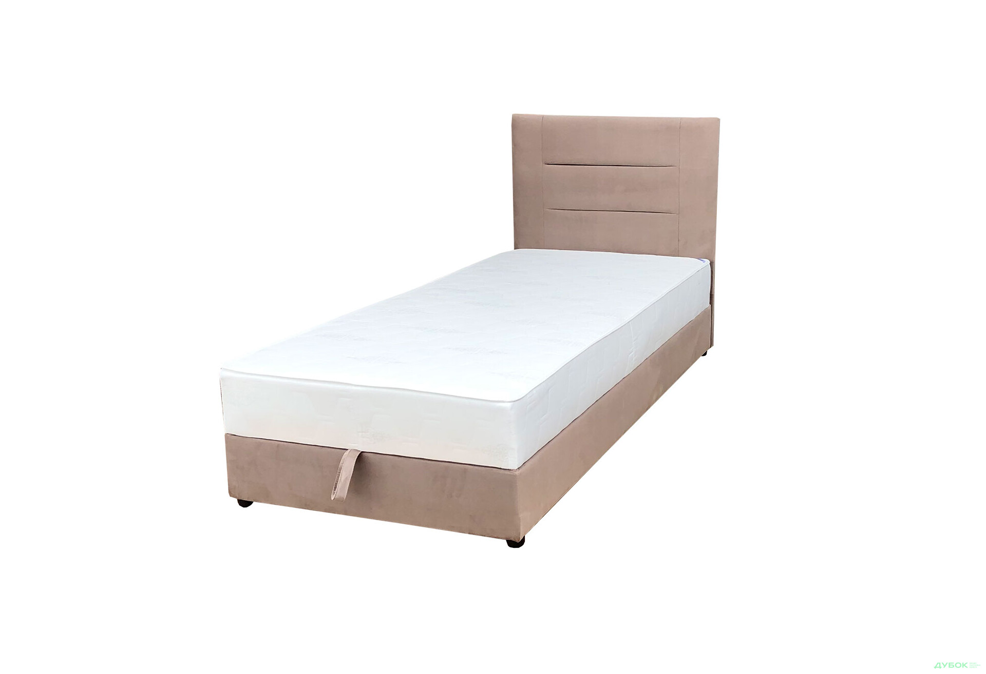 Ліжко Vika Горизонт 90х200 см підйомне, бежеве - Зображення 3 Зображення 3 - Ліжко Vika Горизонт 90х200 см підйомне, бежеве