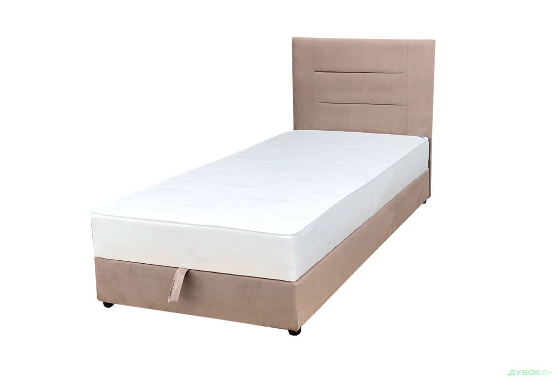 Ліжко Vika Горизонт 90х200 см підйомне, бежеве - Зображення 3 Зображення 3 - Ліжко Vika Горизонт 90х200 см підйомне, бежеве