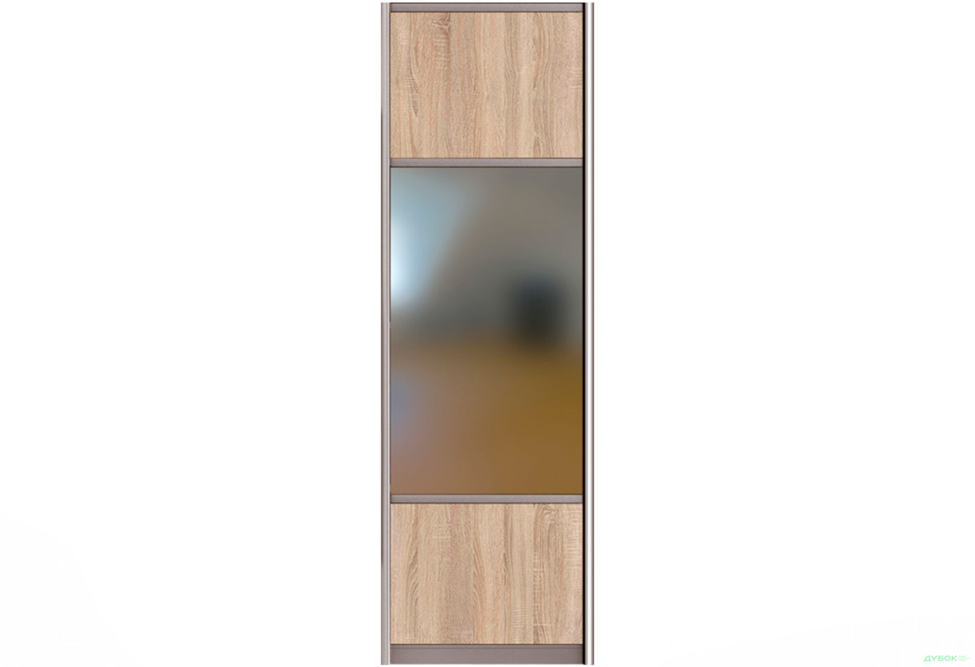 Фото 1 - Фасад Комби №3 ДСП + Зеркало шкафа-купе под размер Мебель Стар Мебель Стар