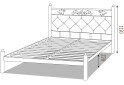 Фото 3 - Кровать Стелла 140 Металл-Дизайн
