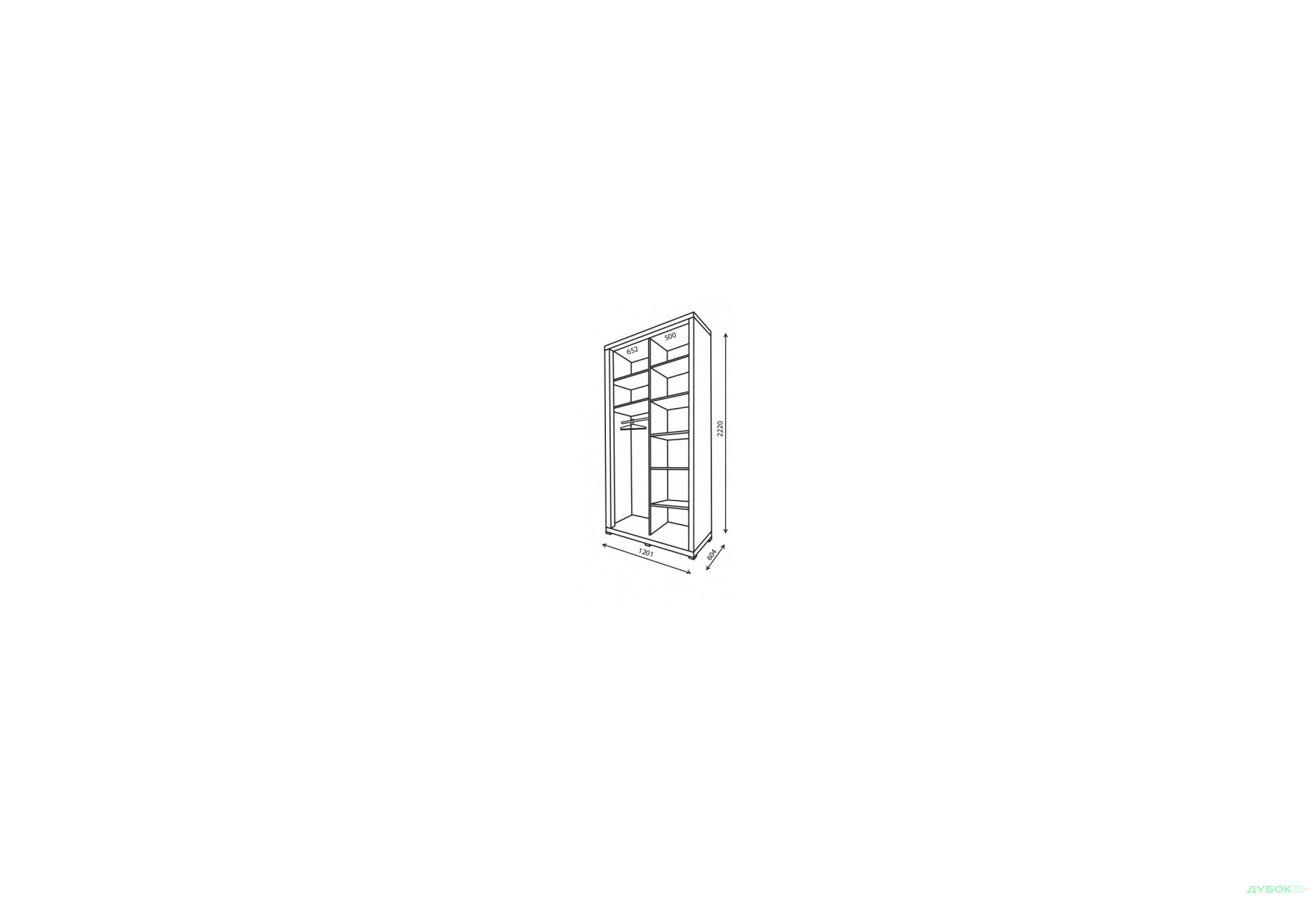 Изображение 1 - Корпус 1200х600 Домино 2Д 1.2 м Вип-Мастер