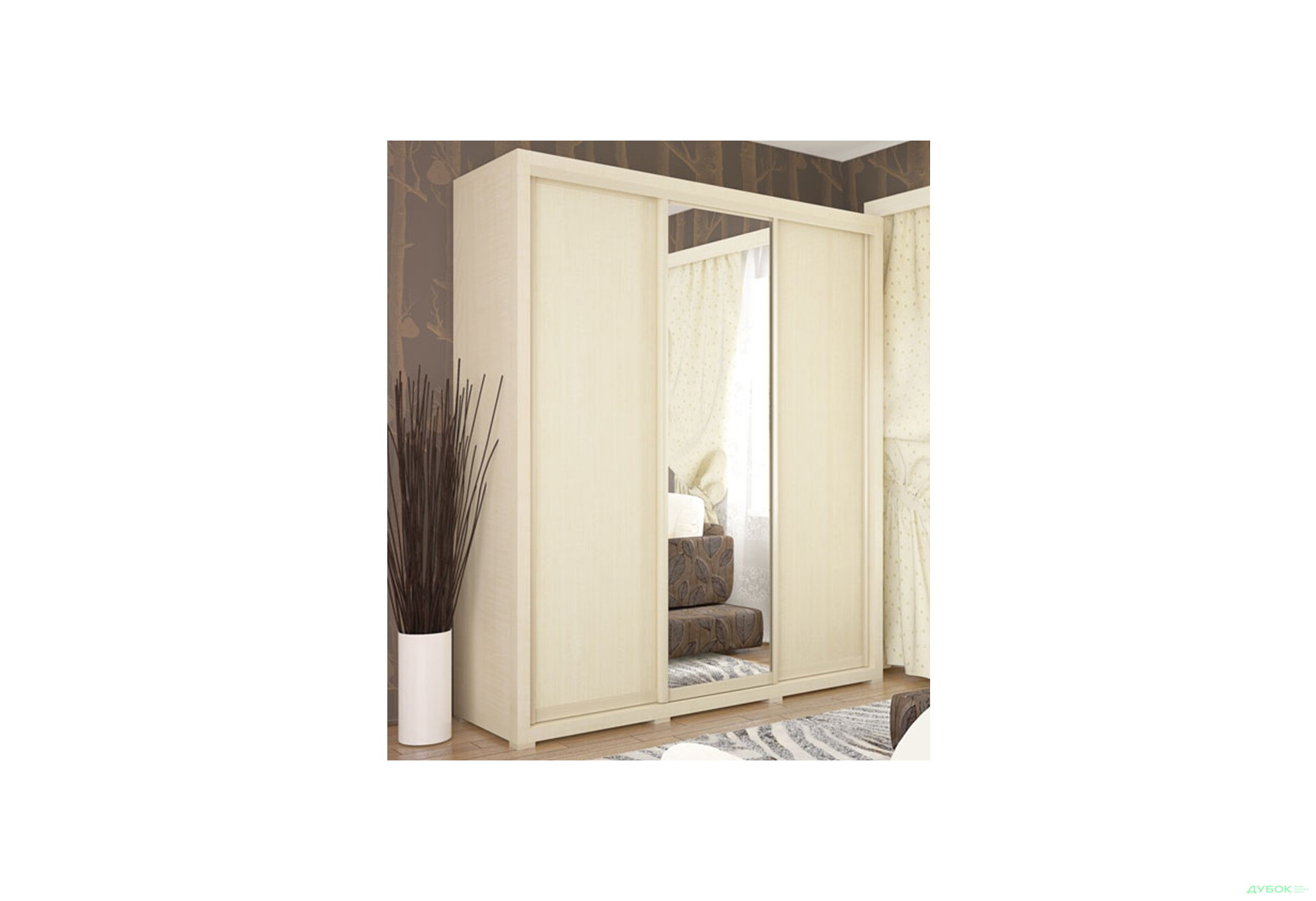 Шкаф-купе Домино 3Д 2200х1770х600 VIP-master - Изображение 2 Изображение 2 - Шкаф-купе Домино 3Д 2200х1770х600 VIP-master