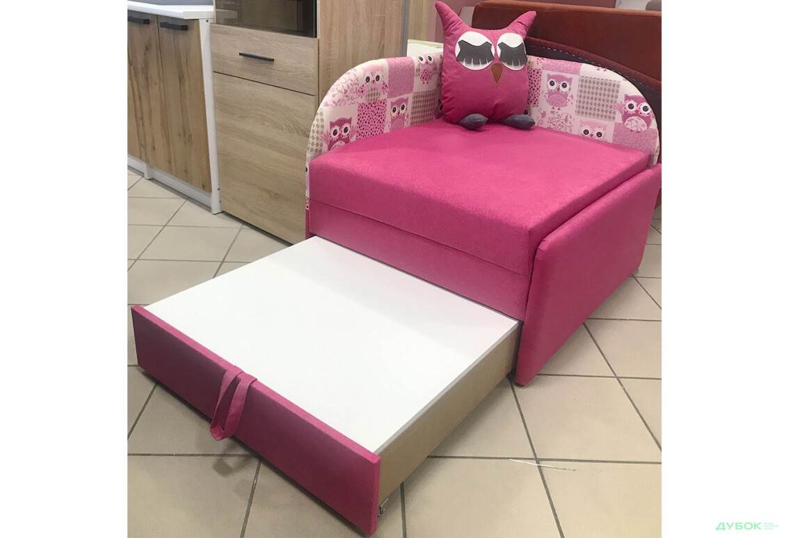 Диван Вика Сова правый угол 84x98 см розовый - Изображение 2 Изображение 2 - Диван Вика Сова правый угол 84x98 см розовый