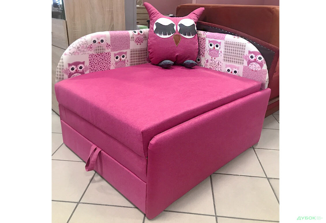 Диван Вика Сова правый угол 84x98 см розовый - Изображение 3 Изображение 3 - Диван Вика Сова правый угол 84x98 см розовый