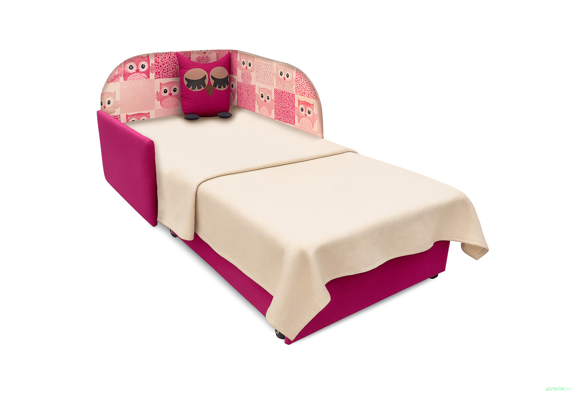 Изображение 5 - Диван Вика Сова левый угол 84x98 см розовый