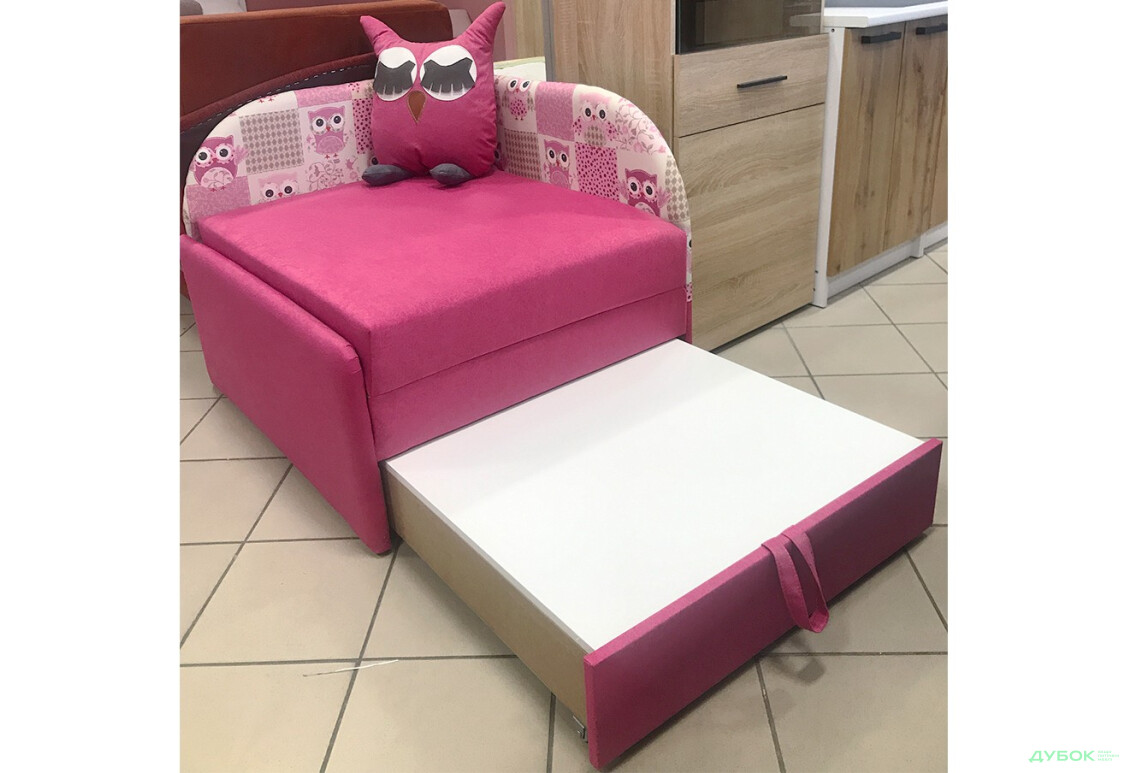 Диван Вика Сова левый угол 84x98 см розовый - Изображение 2 Изображение 2 - Диван Вика Сова левый угол 84x98 см розовый