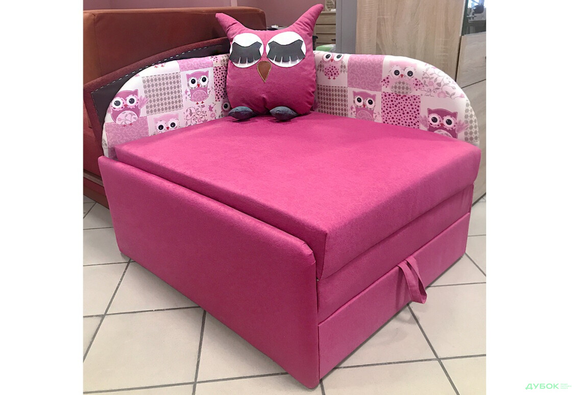 Диван Вика Сова левый угол 84x98 см розовый - Изображение 3 Изображение 3 - Диван Вика Сова левый угол 84x98 см розовый