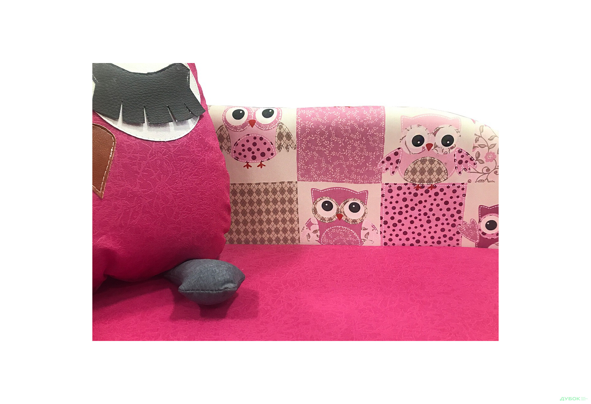Диван Вика Сова левый угол 84x98 см розовый - Изображение 4 Изображение 4 - Диван Вика Сова левый угол 84x98 см розовый