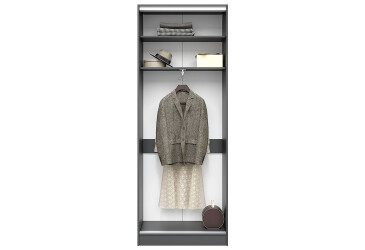 Корпус 450 УНИ Шкаф-купе 2Д 900х2400 Киевский стандарт