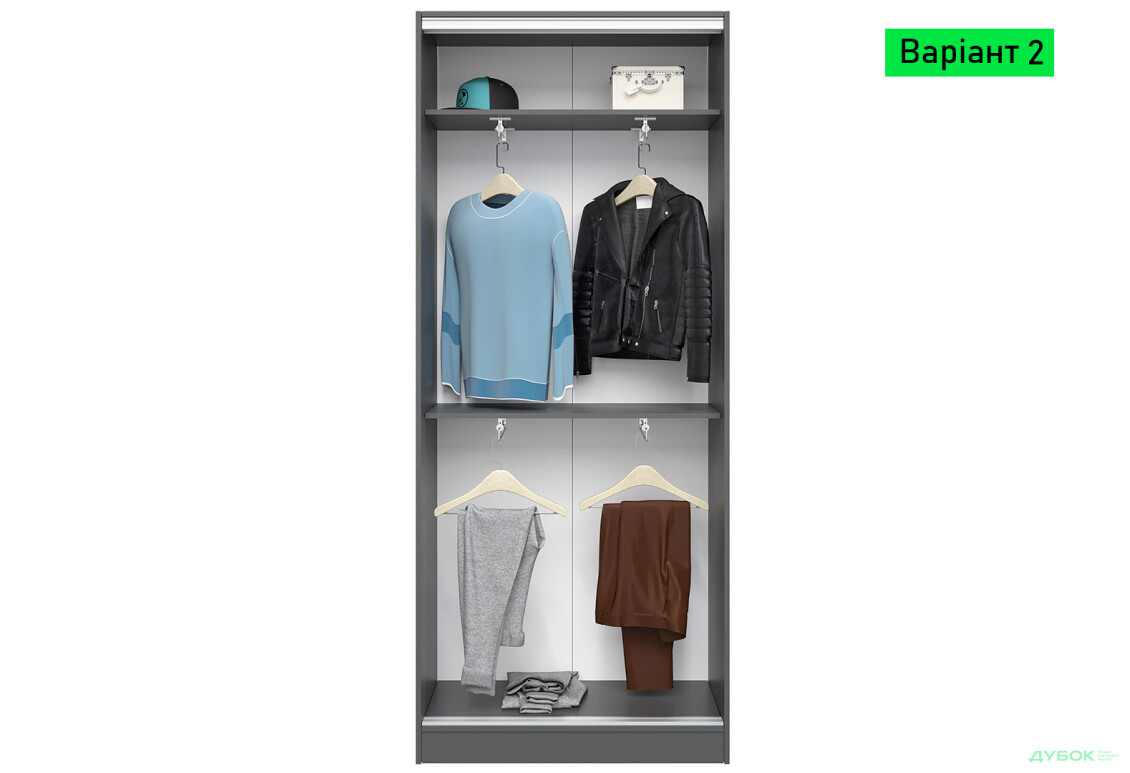 Изображение 3 - Корпус 450 УНИ Шкаф-купе 2Д 1100х2400 Киевский стандарт