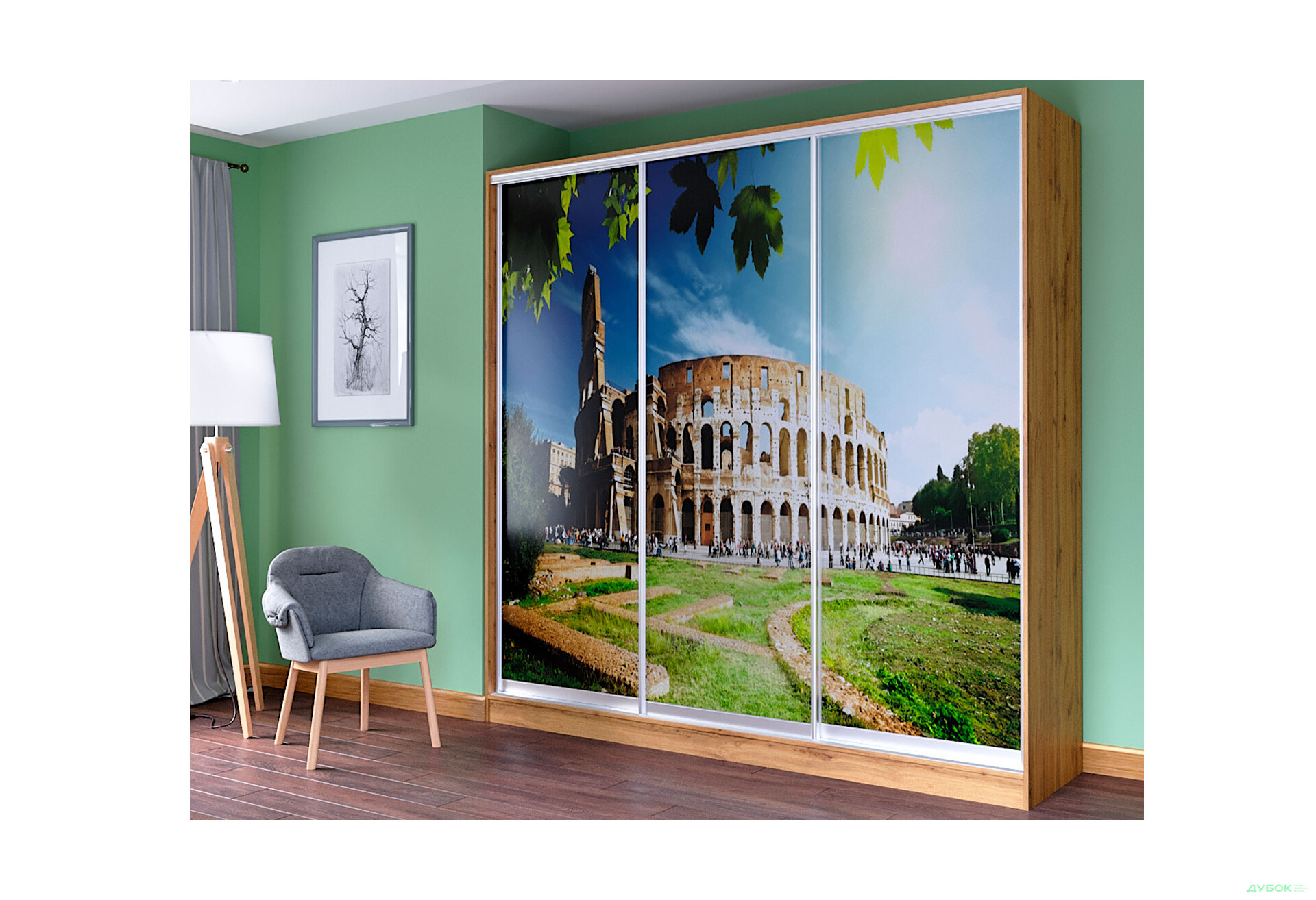 Зображення 3 - Шафа-купе 3Д 2700х2400 Київський стандарт