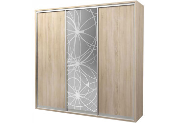 Шафа-купе 3Д 2700х2400 Київський стандарт