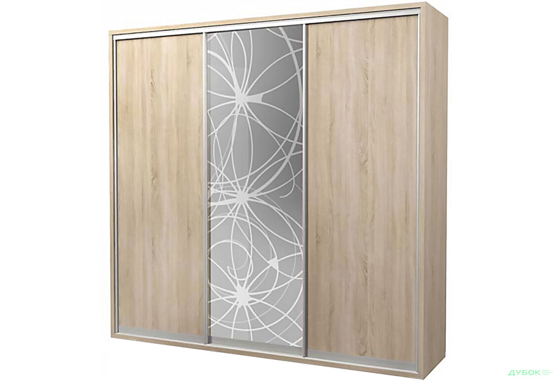 Шафа-купе 3Д 2700х2400 Київський стандарт