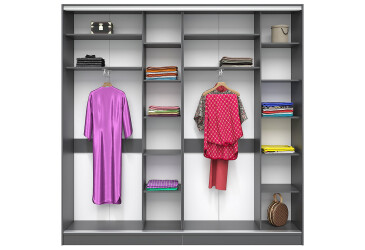 Корпус 450 Стандарт Шкаф-купе 3Д 2700х2400 Киевский стандарт