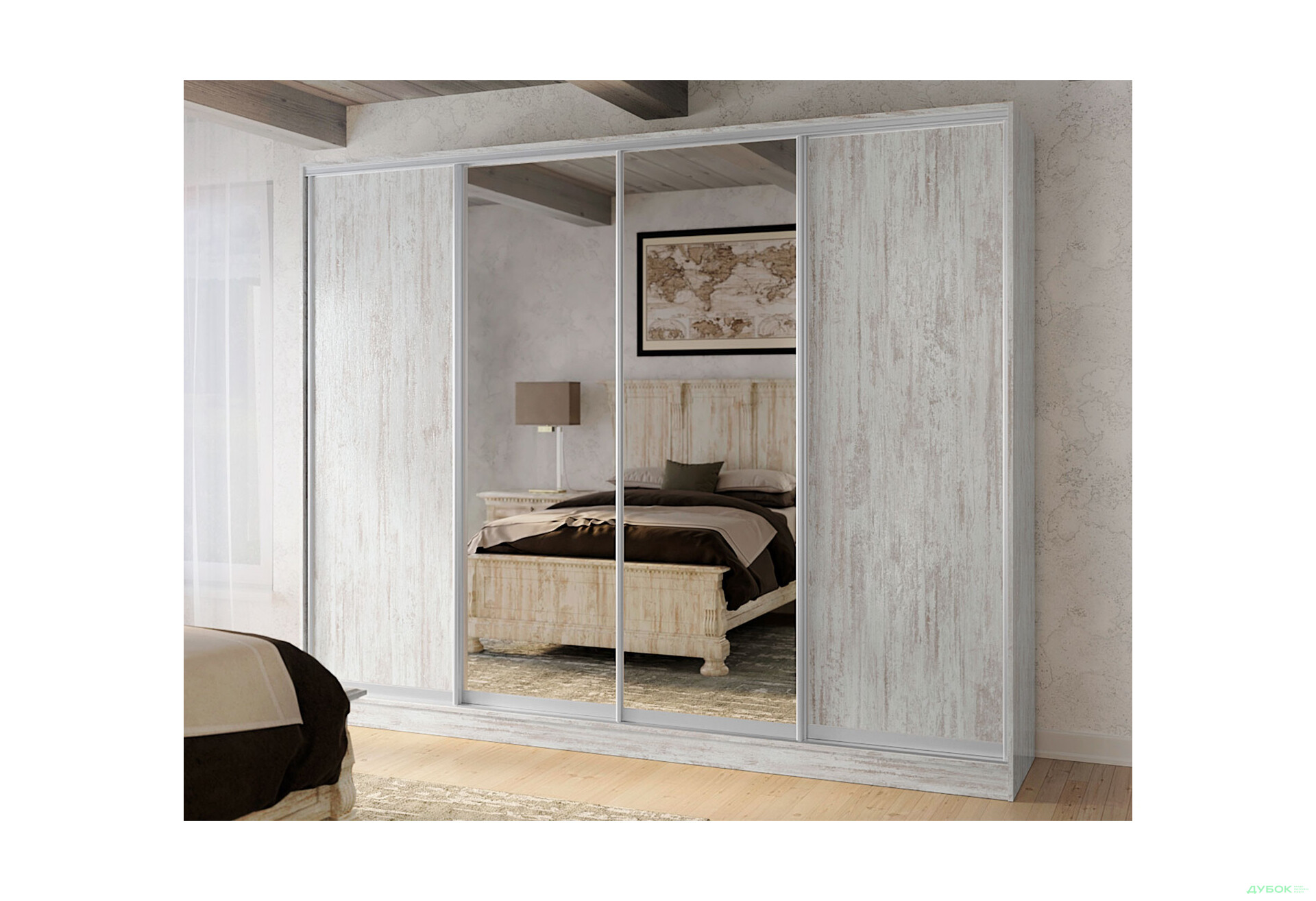 Зображення 5 - Шафа-купе 4Д 2400х2400 Київський стандарт