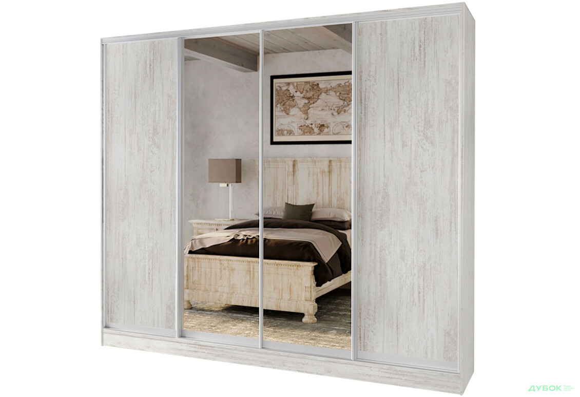 Зображення 4 - Шафа-купе 4Д 2400х2400 Київський стандарт