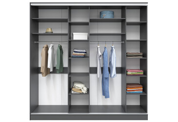 Корпус 600 Стандарт Шкаф-купе 4Д 2700х2400 Киевский стандарт