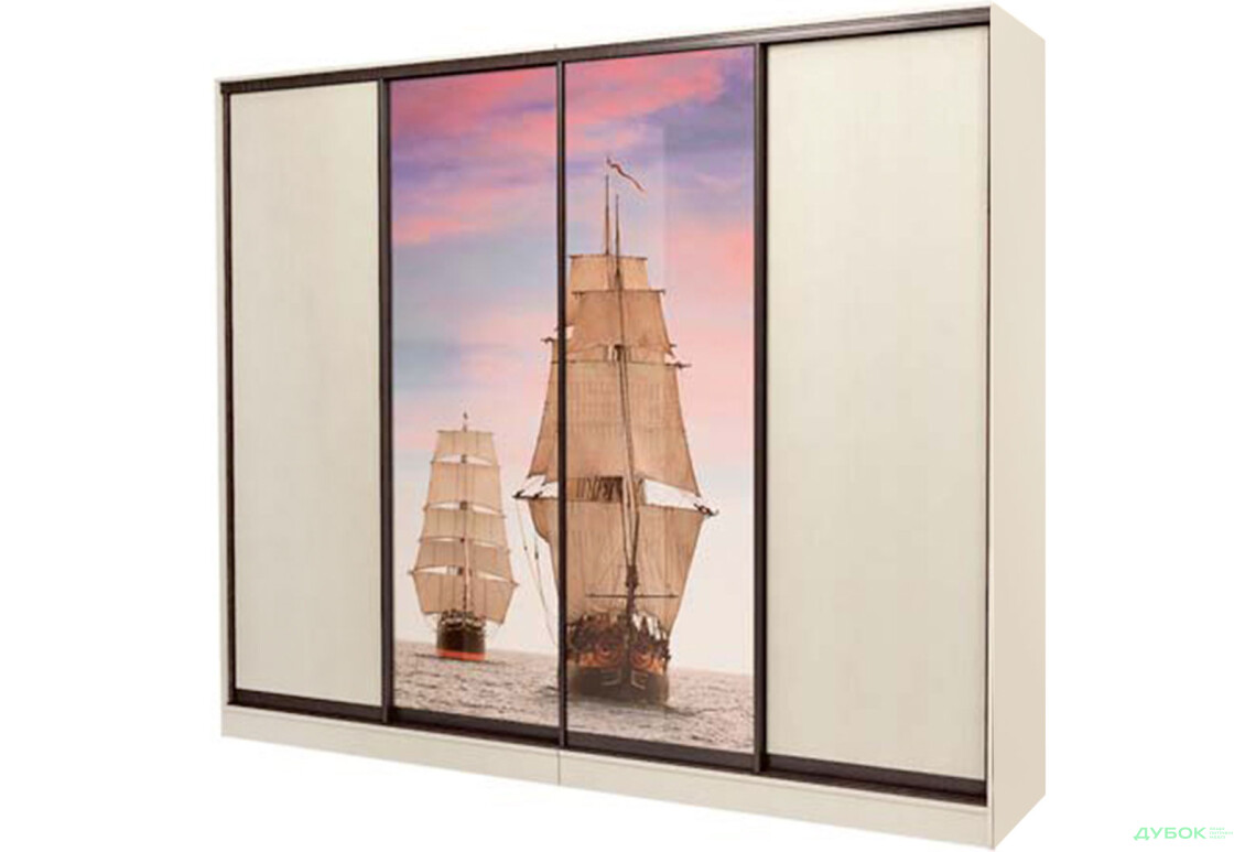 Зображення 2 - Шафа-купе 4Д 2800х2400 Київський стандарт