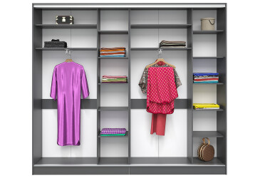 Корпус 450 Стандарт Шкаф-купе 4Д 2800х2400 Киевский стандарт