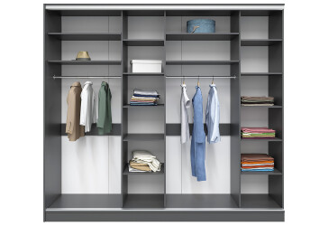 Корпус 600 Стандарт Шкаф-купе 4Д 2800х2400 Киевский стандарт