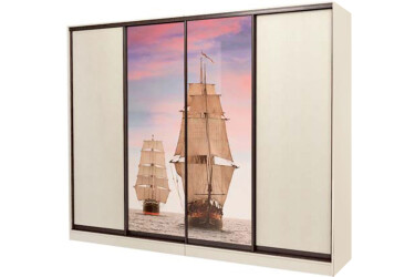 Шкаф-купе 4Д 3200х2400 Киевский стандарт