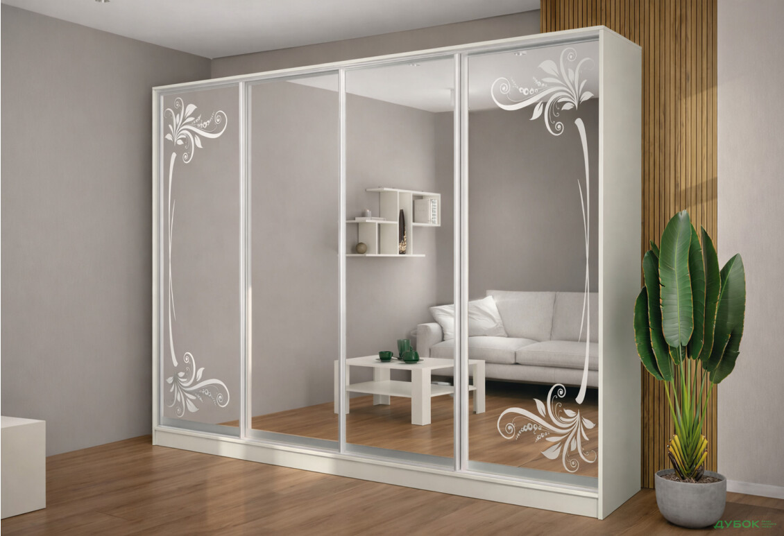 Зображення 3 - Шафа-купе 4Д 3600х2400 Київський стандарт