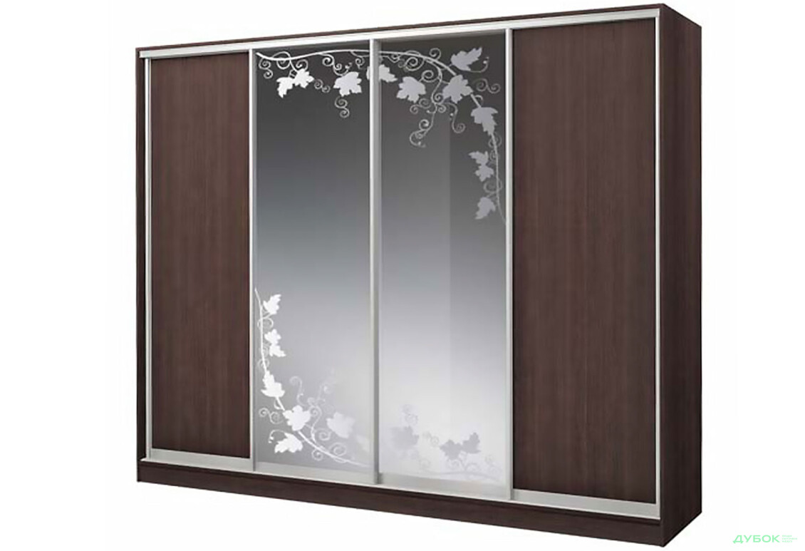 Шафа-купе 4Д 3600х2400 Київський стандарт - Зображення 1 Зображення 1 - Шафа-купе 4Д 3600х2400 Київський стандарт