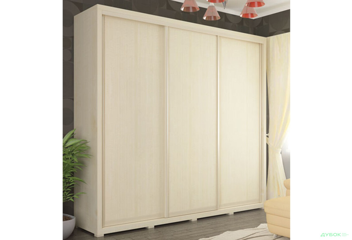 Шкаф-купе VIP-master Домино 3-дверный 220 см - Изображение 3 Изображение 3 - Шкаф-купе VIP-master Домино 3-дверный 220 см