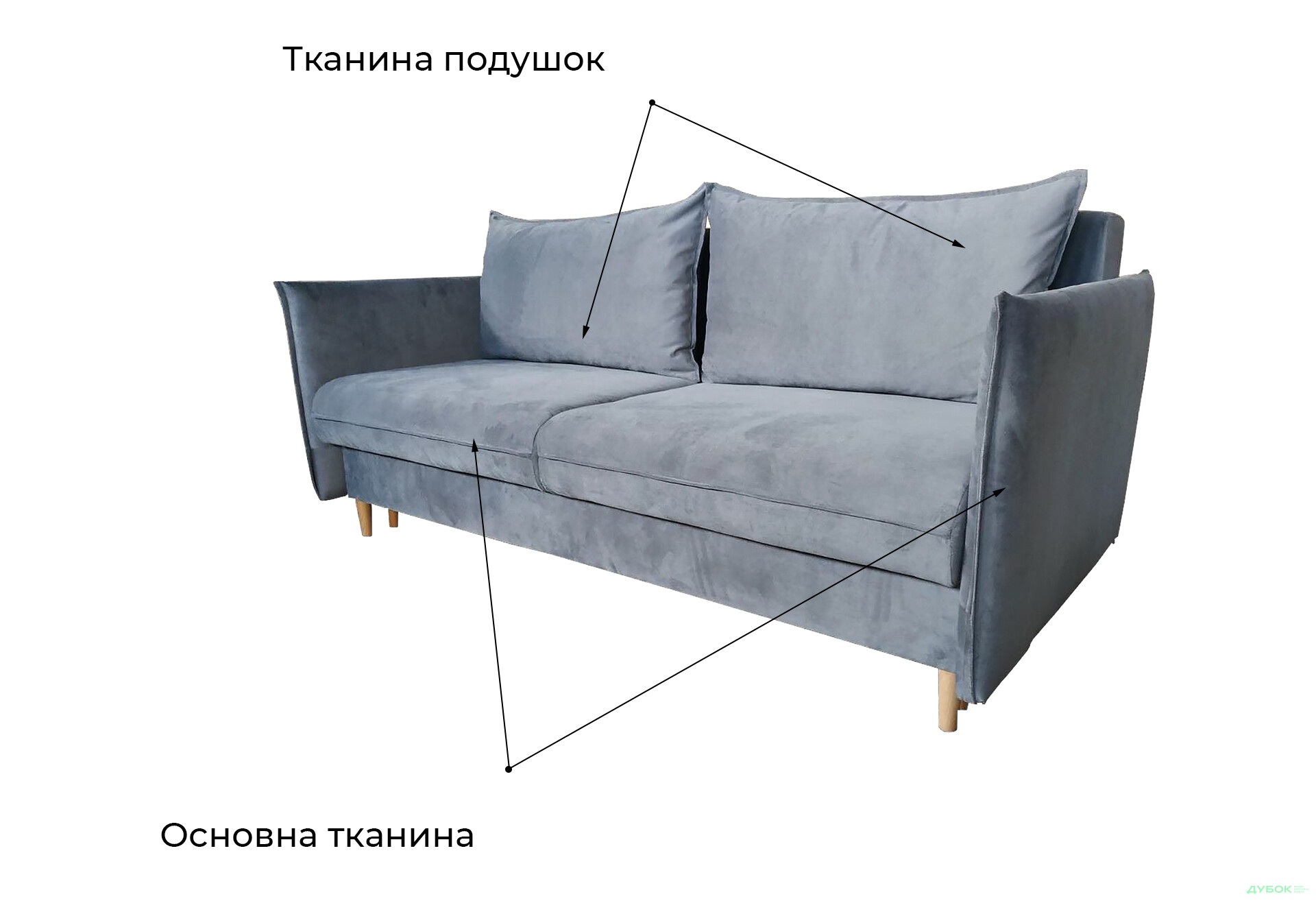 Изображение 5 - Диван Вика Прованс 205x95 см