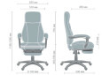 Фото 9 - Кресло Smart BN-W0002 серый АМФ