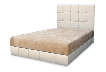 Ліжко Магнолія 140 (матрац в меблевій тканині) Vika
