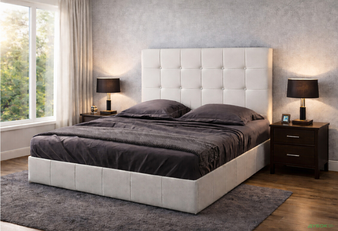 Изображение 2 - Кровать-подиум Vika Магнолия (матрас в жаккарде) 160х200 см подъемная