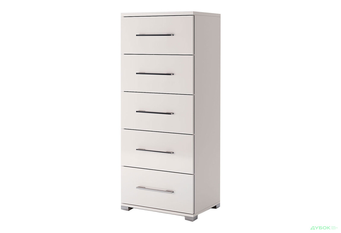 Комод MiroMark Фемілі з 5 шухлядами 55 см Білий - Зображення 1 Зображення 1 - Комод MiroMark Фемілі з 5 шухлядами 55 см Білий