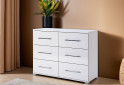 Комод MiroMark Фемілі з 6 шухлядами 108 см Білий - Зображення 2 Зображення 2 - Комод MiroMark Фемілі з 6 шухлядами 108 см Білий