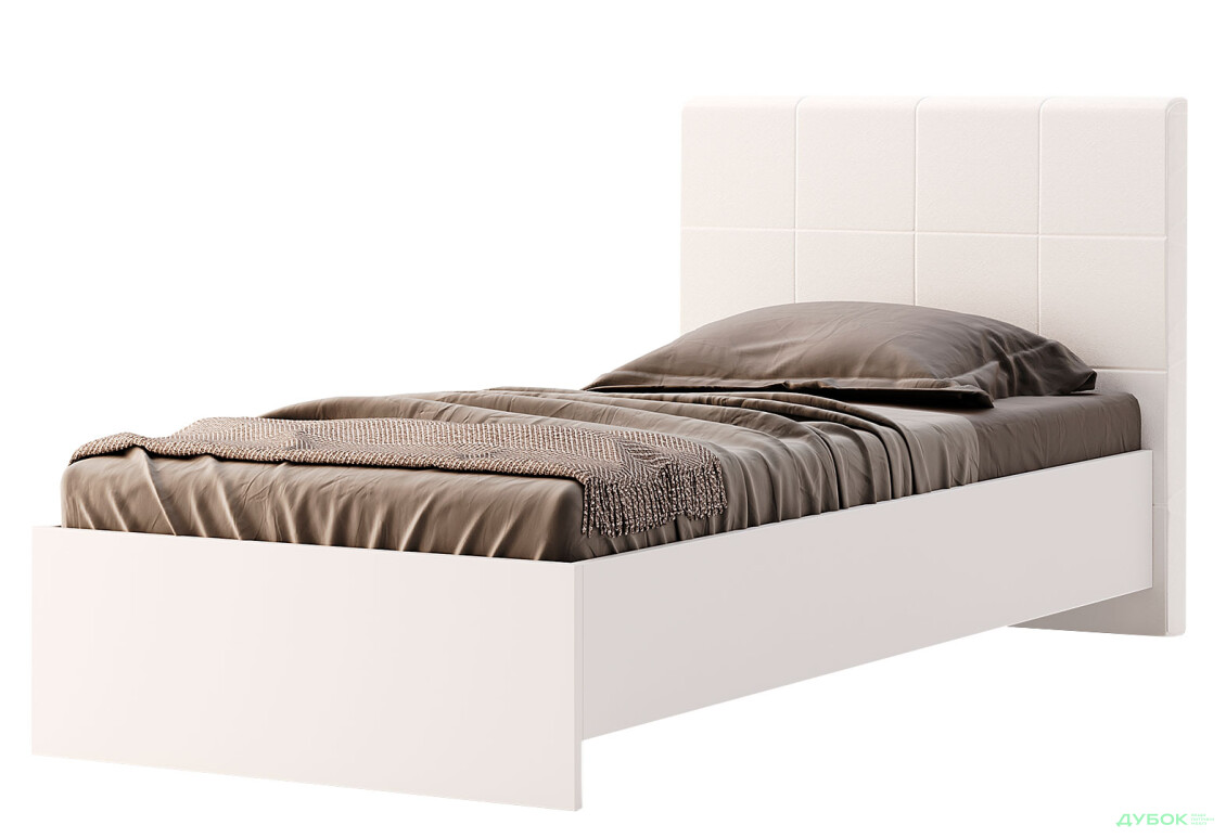 Ліжко MiroMark Фемілі 90х200 см з каркасом, біле