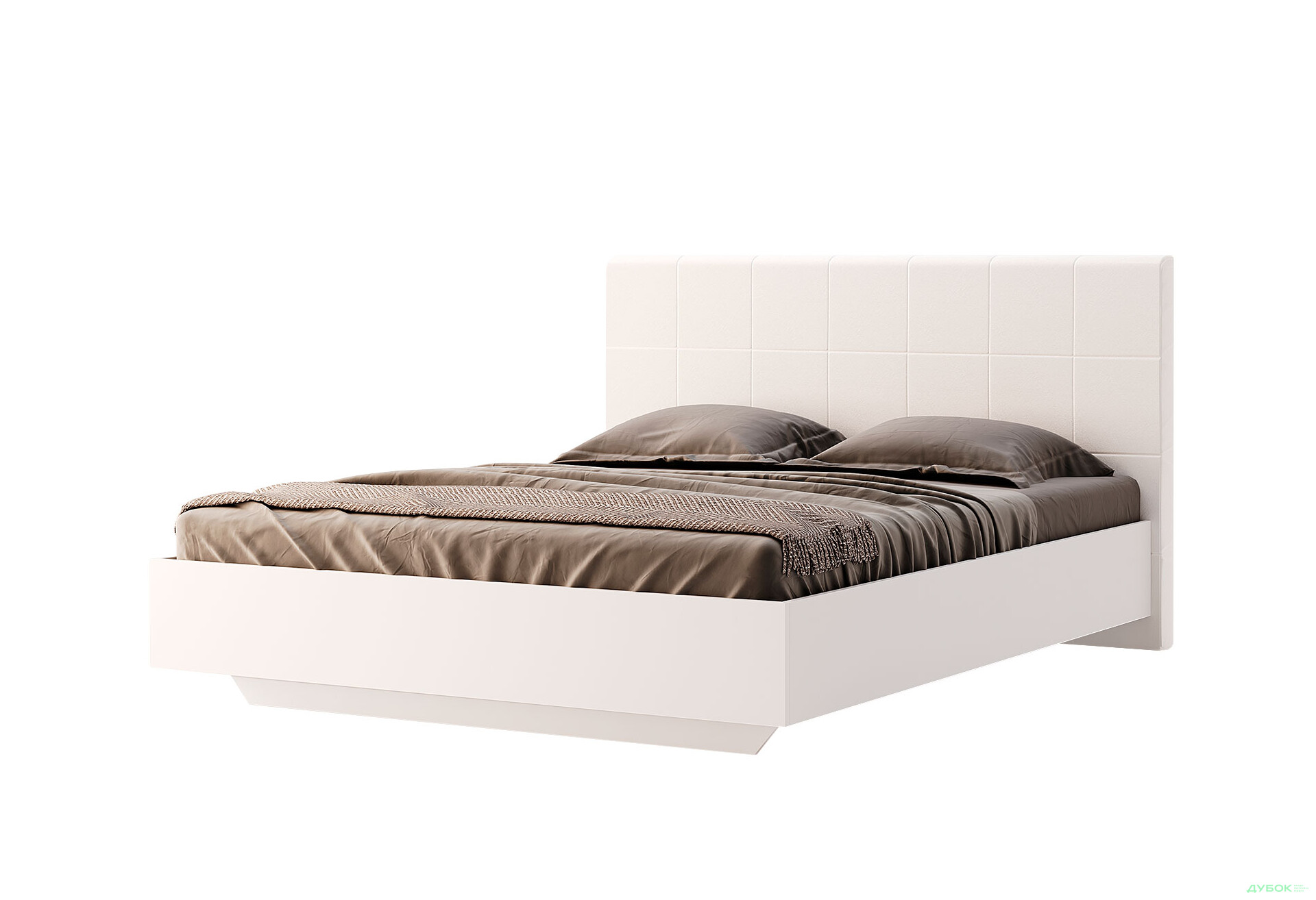 Ліжко MiroMark Фемілі (без вкладу) 160х200 см, біле - Зображення 1 Зображення 1 - Ліжко MiroMark Фемілі (без вкладу) 160х200 см, біле