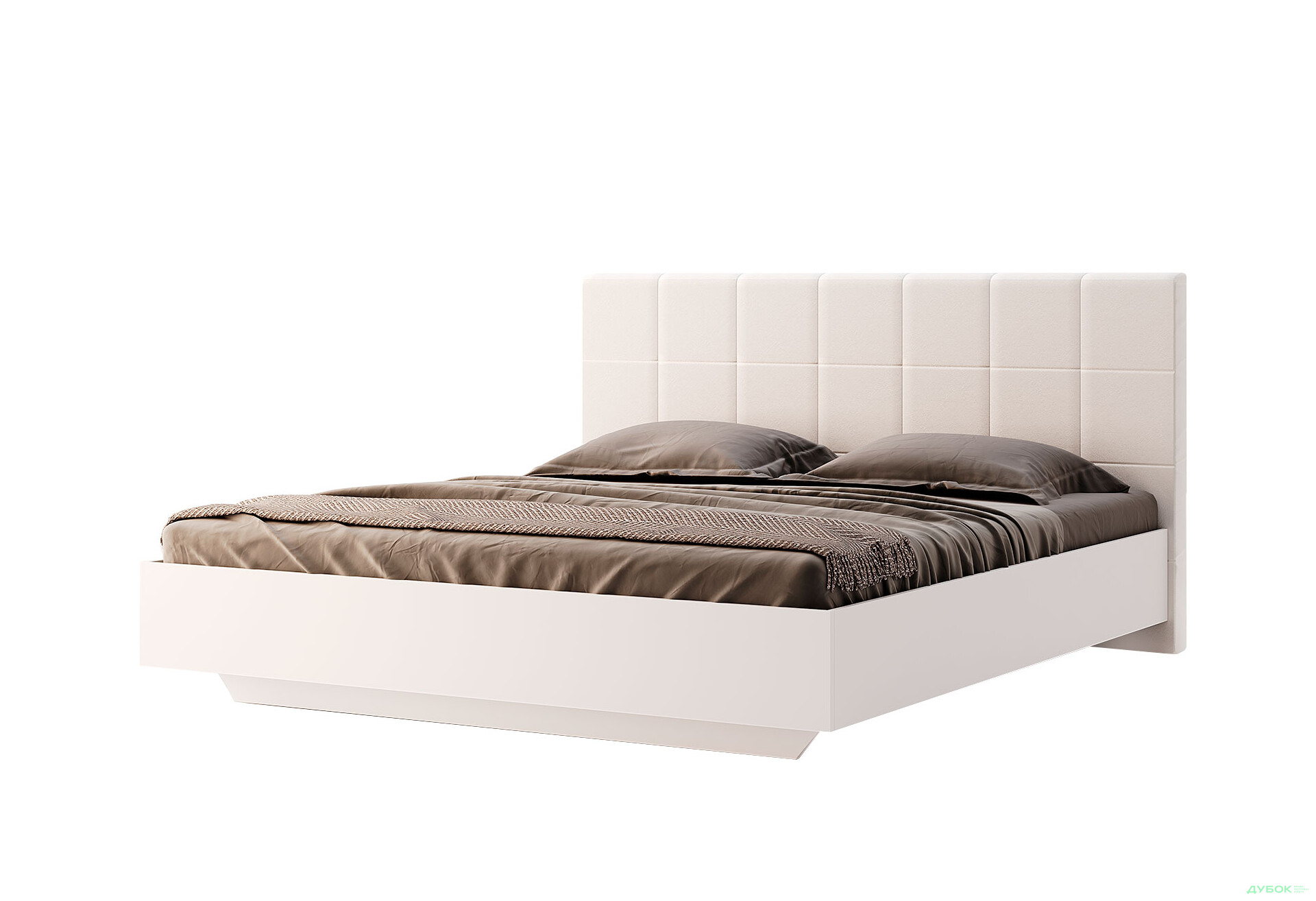 Ліжко MiroMark Фемілі (без вкладу) 180х200 см, біле - Зображення 1 Зображення 1 - Ліжко MiroMark Фемілі (без вкладу) 180х200 см, біле