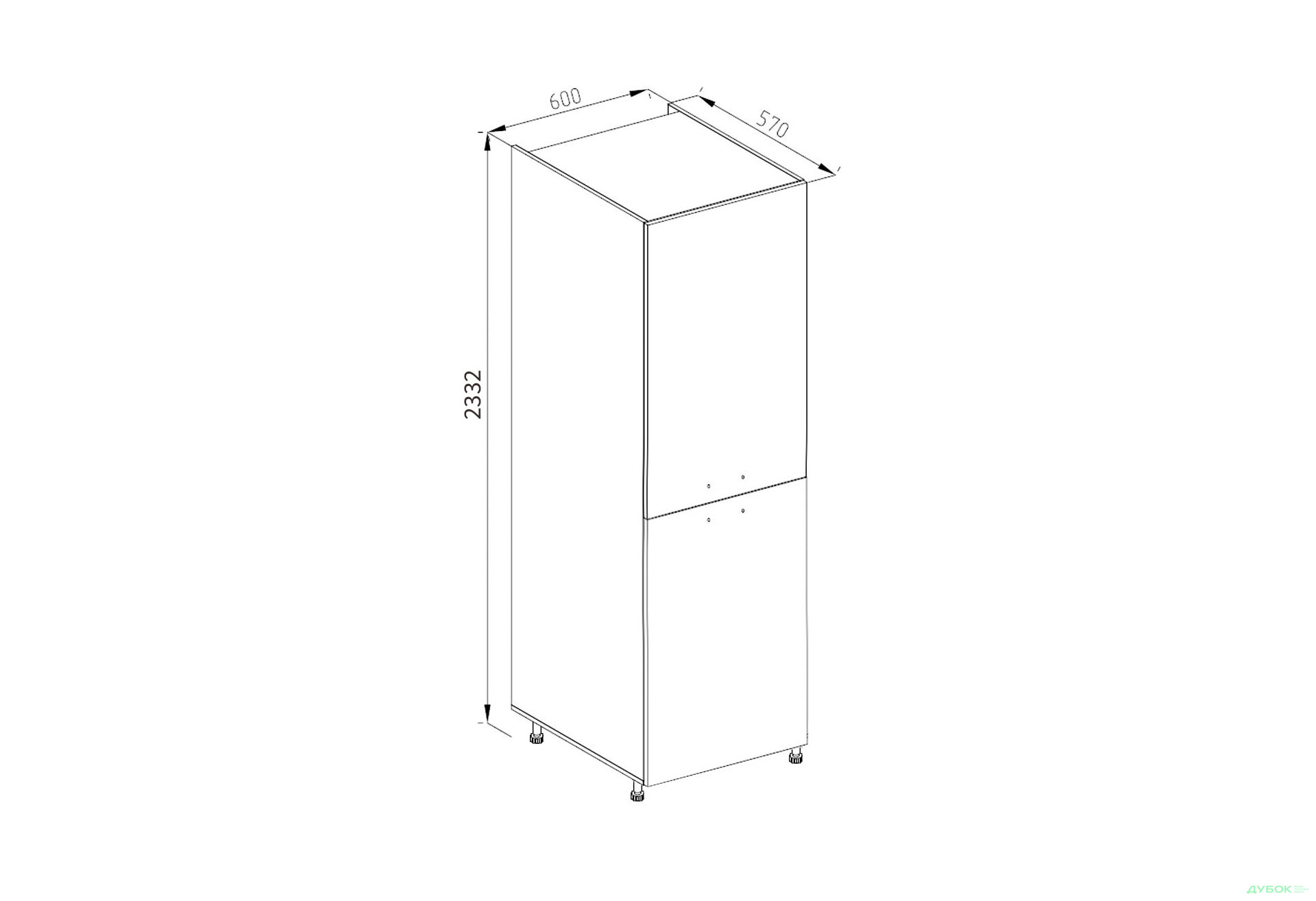 Изображение 1 - П 60 Х (h-920) Софи Svit Mebliv