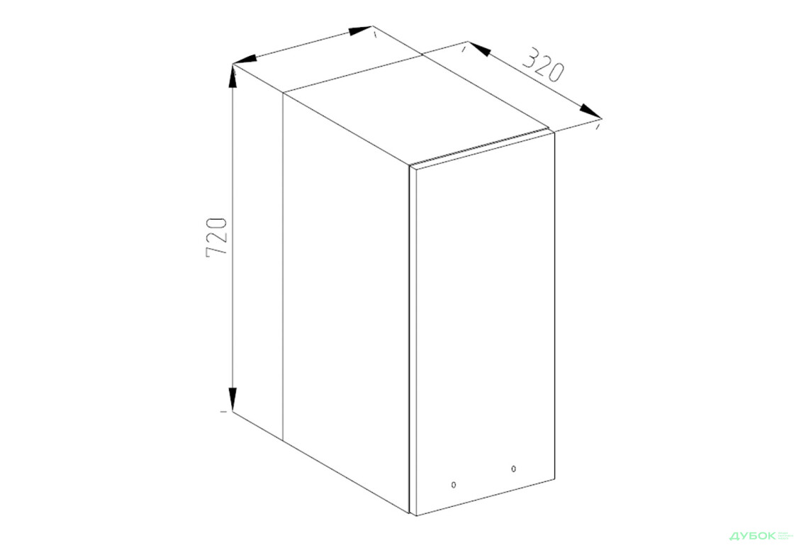 В 40 (фасад ДСП) Марго Світ Меблів - Зображення 1 Зображення 1 - В 40 (фасад ДСП) Марго Світ Меблів