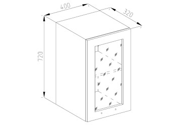 В 40 Ск (фасад ДСП)