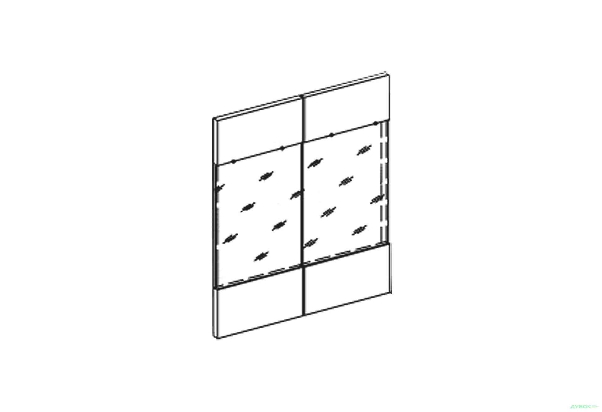 Зображення 1 - Фасад В 60 Ск ДСП Марго Світ Меблів