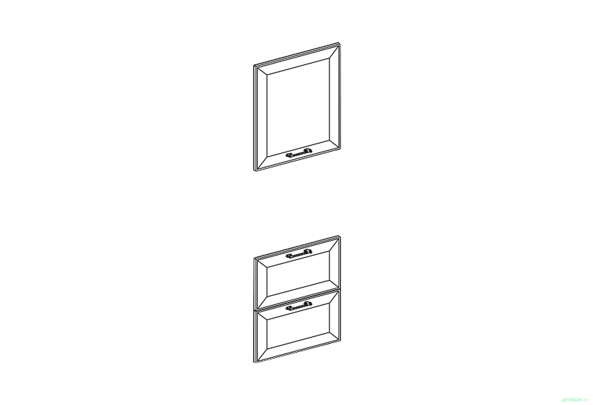 Фасад П 60 ДШ Марго Svit Mebliv - Изображение 1 Изображение 1 - Фасад П 60 ДШ Марго Svit Mebliv