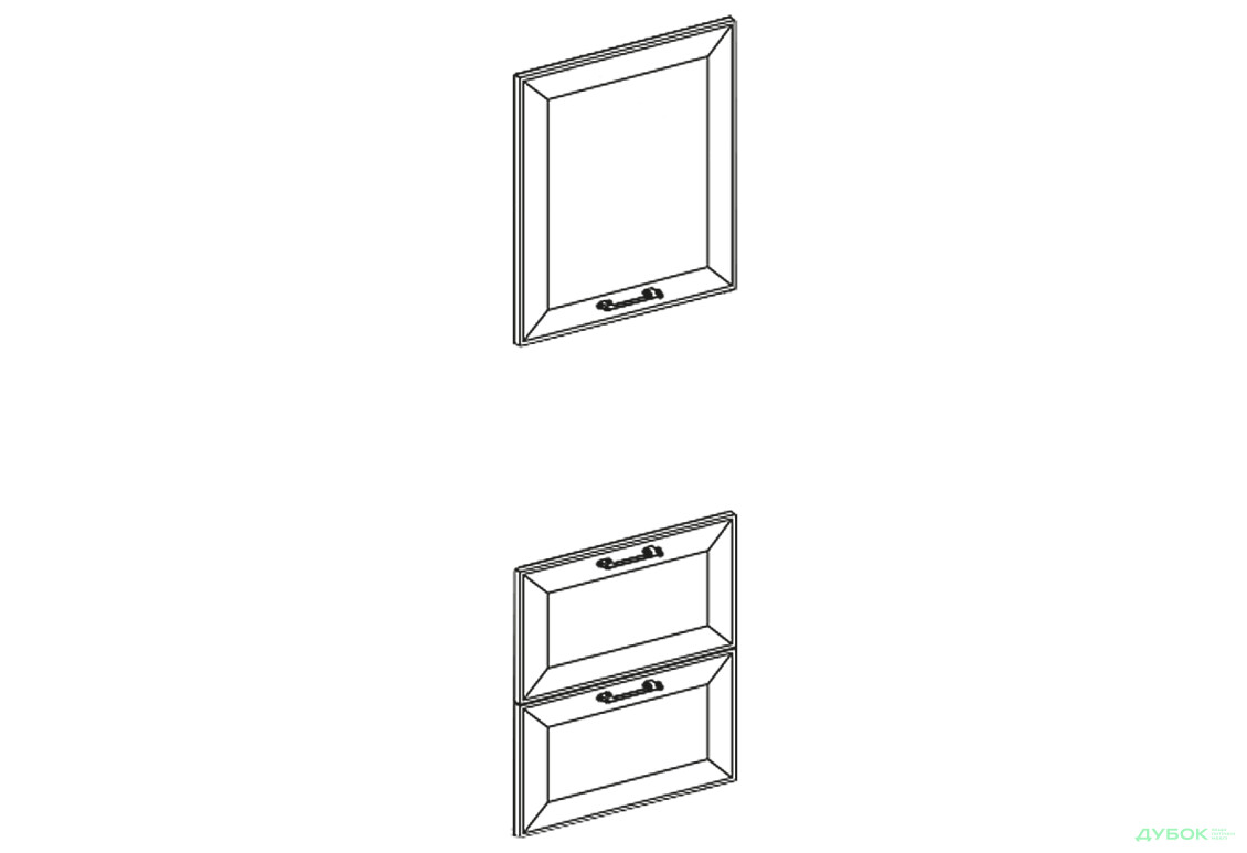 Фасад П 60 ДШ Марго Svit Mebliv - Изображение 1 Изображение 1 - Фасад П 60 ДШ Марго Svit Mebliv