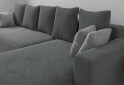 Зображення 4 - М'який куточок Vika Вейдер B 270x145 см сірий (Simple 27/Simple 28)
