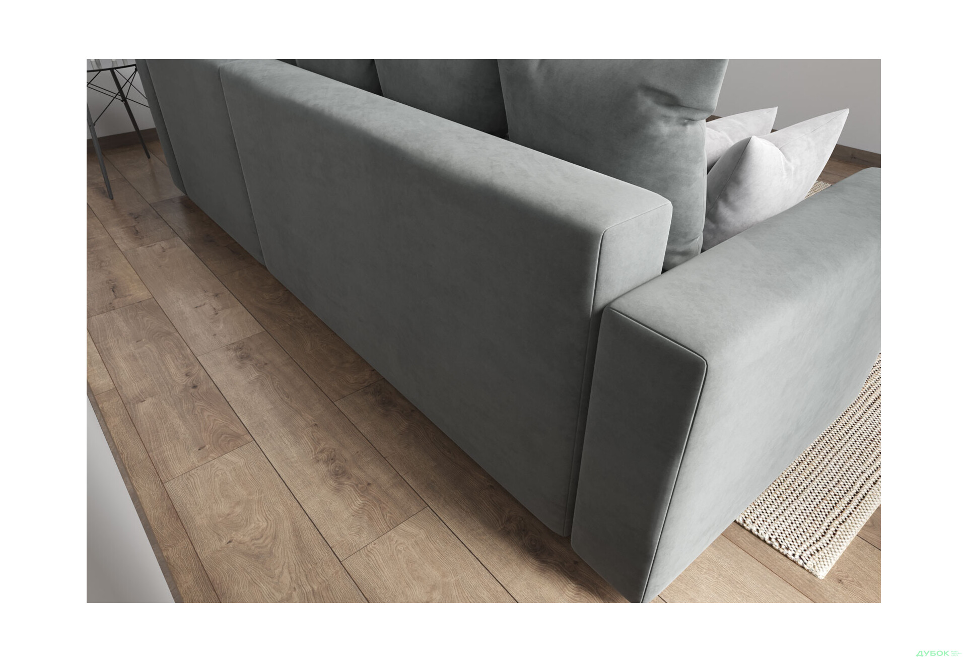 М'який куточок Vika Вейдер B 270x145 см сірий (Simple 27/Simple 28) - Зображення 5 Зображення 5 - М'який куточок Vika Вейдер B 270x145 см сірий (Simple 27/Simple 28)