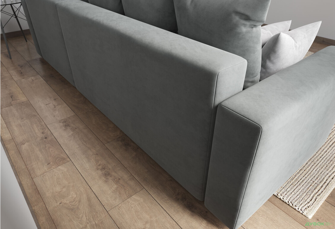М'який куточок Vika Вейдер B 270x145 см сірий (Simple 27/Simple 28) - Зображення 5 Зображення 5 - М'який куточок Vika Вейдер B 270x145 см сірий (Simple 27/Simple 28)