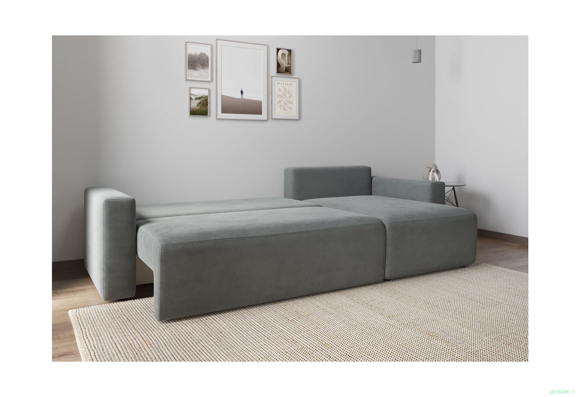 М'який куточок Vika Вейдер B 270x145 см сірий (Simple 27/Simple 28) - Зображення 6 Зображення 6 - М'який куточок Vika Вейдер B 270x145 см сірий (Simple 27/Simple 28)