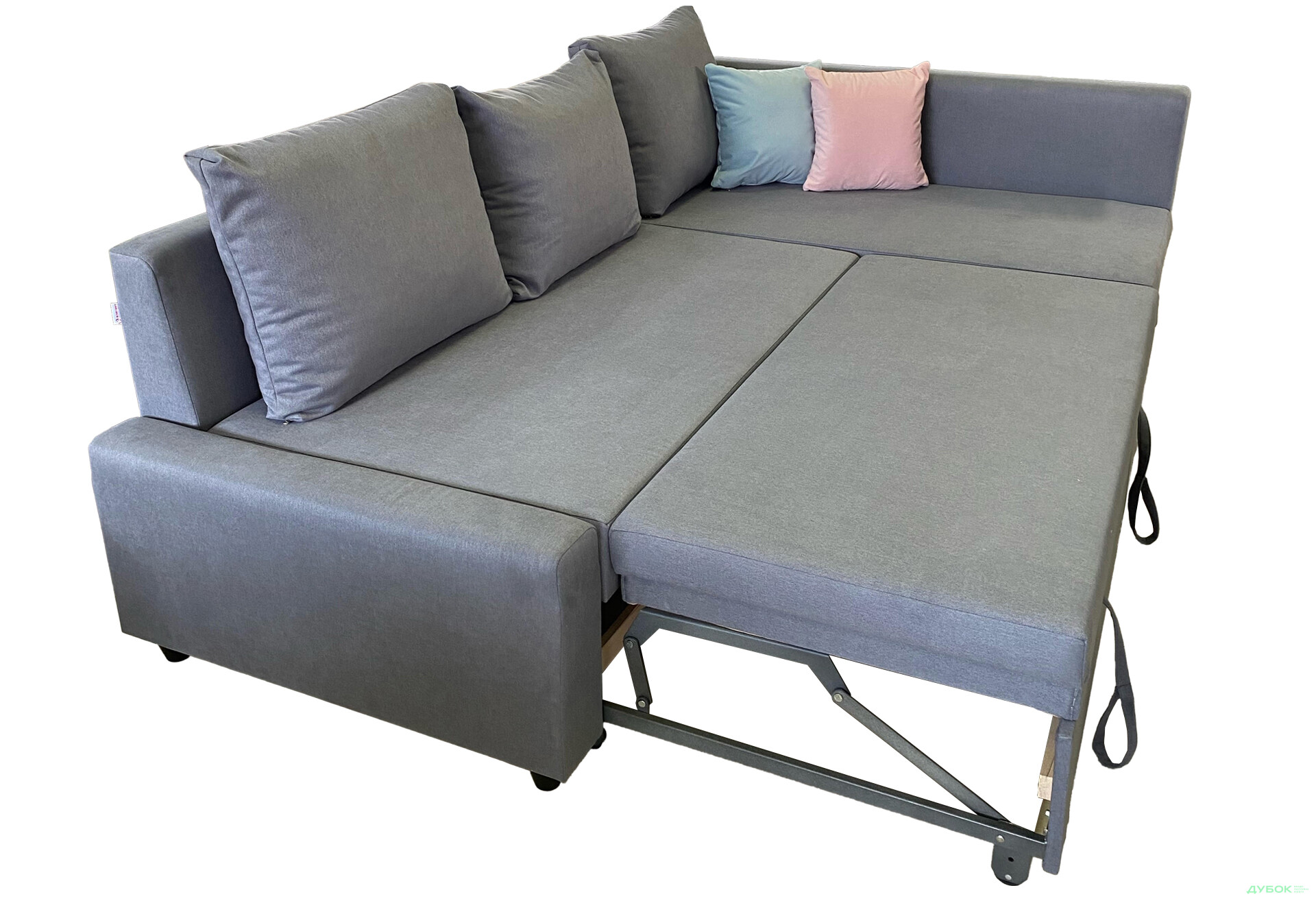 Изображение 3 - Мягкий уголок Элегант Бенефит 54 226x156 см серый (Fiudgi 23 + Laura 22 + Laura 19)