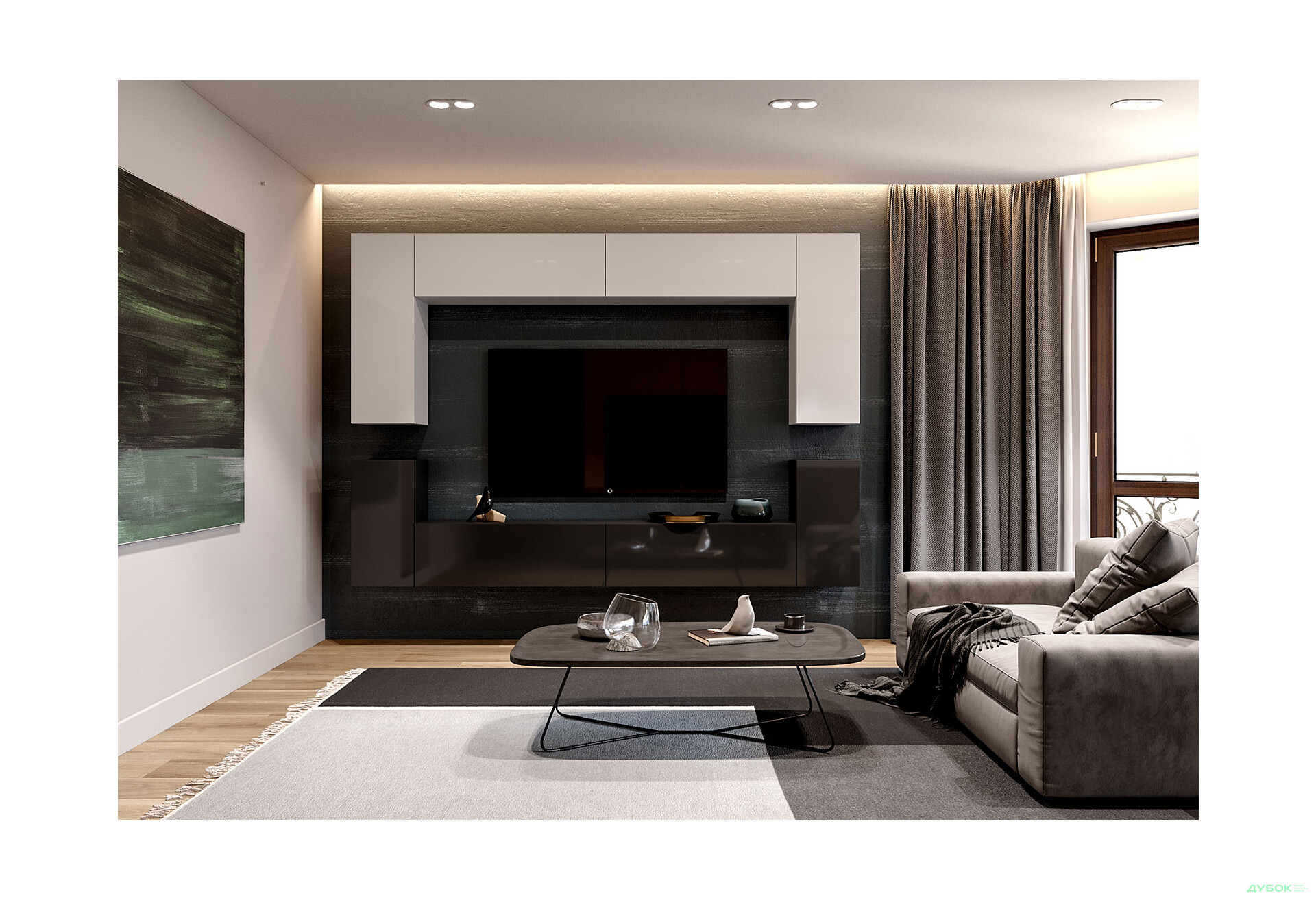 Стінка MiroMark Бокс F4 280 см - Зображення 1 Зображення 1 - Стінка MiroMark Бокс F4 280 см